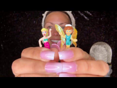 asmr/ 90s Polly Pocket dolls show + tell 💓🩵