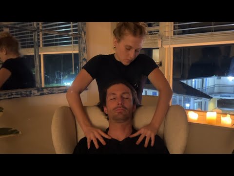 ASMR Intentional Massage & Immersive Sound Bath with Deep Breathing