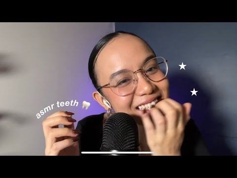 ASMR Rare Teeth Tapping 🦷✨