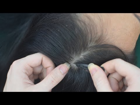 ASMR Aggressive Head Scratching, Relaxing Hair Combing, Parting For Anxiety Relief