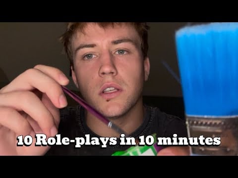 ASMR| 10 Fast and Aggressive Roleplays in 10 Minutes