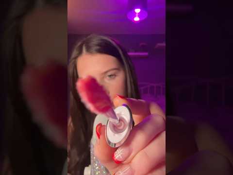 Doing your lipgloss 💄 #relax #tinglytriggers #asmrtriggers #tingles #asmrmouthsounds #lipgloss