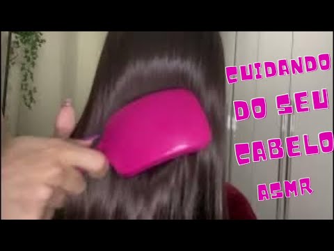 Cuidando do seu cabelo/leinha santos #asmrsounds #asmr #asmrvideo