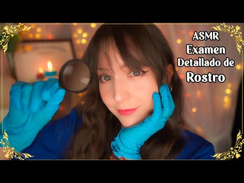 ⭐ASMR Examen MUY Detallado de Rostro [Sub] (Soft Spoken)