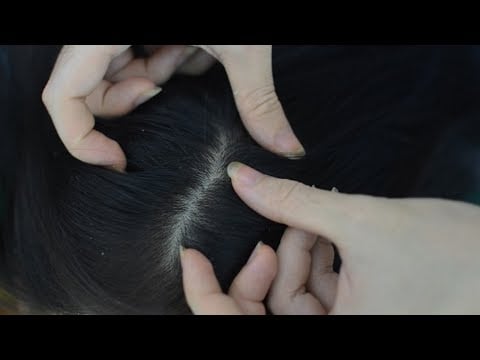 ASMR Scalp Scratching On Real Person For Relaxation ( No Talking Asmr )