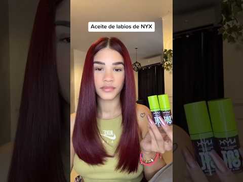 Probando aceites de labios de NYX