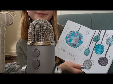 ASMR January Bullet Journal Spread 2025 🪩 (+ 2025 Overview Spreads)