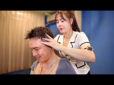 ASMR 🔥 I Felt Renewed! Vietnam Full Service Barbershop Massage