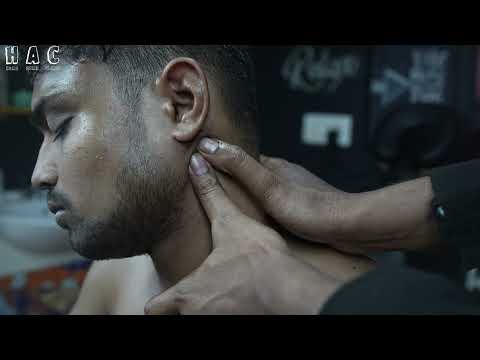 ASMR Neck And Head Massage With Super Scratching Sounds | Neck Cracking And Tapping Massage ASMR