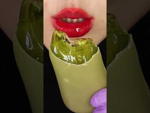 Satisfying wax candy honey jelly ASMR