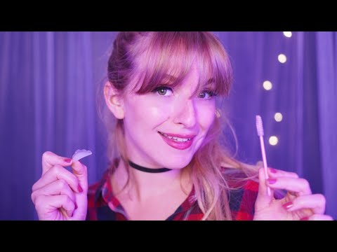 Te hago la PERMANENTE de PESTAÑAS ¦ ASMR Atención Personal Tratamiento de Belleza