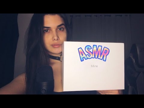 ASMR - TESTANDO UM MICROFONE NOVO (SUSSURROS E TESTES) FIFINE K690