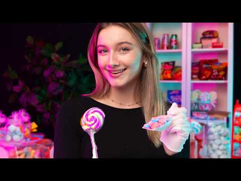 ASMR Candy Store Roleplay - Soft Tapping, Crinkles & Whispers!