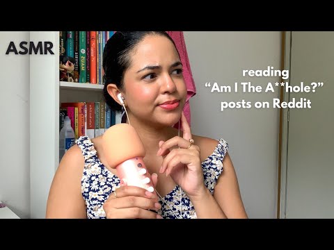 ASMR reading AITA stories on reddit! 📝 "Am I The A**hole?" 🧐