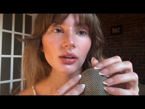 ASMR mic scratching, tapping, mouth sounds, hand movements, etc. 