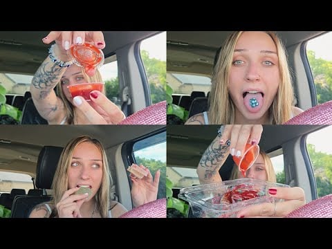 Trying random candy lofi asmr in my car 