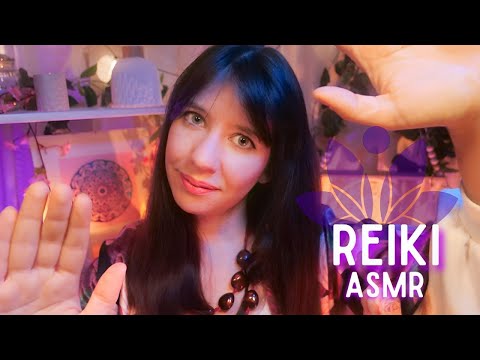 ASMR ROLEPLAY 🌱 Séance de REIKI 🌱 Soin des énergies RELAXATION INTENSE (mouvement de main /plucking)