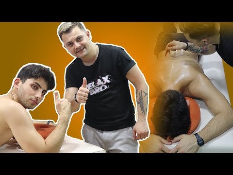 ASMR MASSAGE BACK & UPPER BODY MASSAGE | ASMR TABLE MASSAGE THERAPY