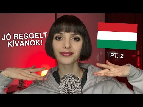 ASMR Teaching You Basic Hungarian 🇭🇺 (Megtanítalak magyar alapokra) PT. 2