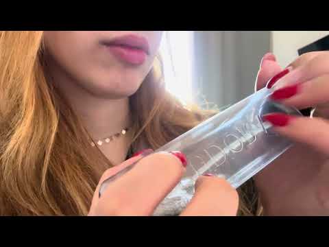 ASMR caseiro, tapping em objetos aleatórios 