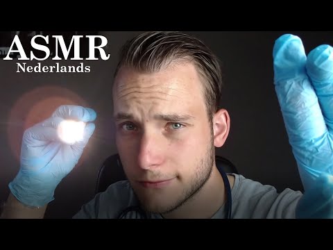 ASMR ROLEPLAY: Zintuigenonderzoek (Cranial Nerve Exam) Nederlandse Rollenspel