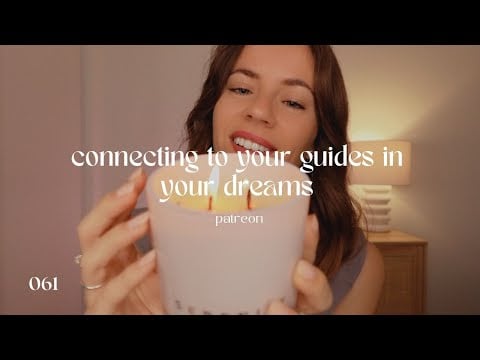 ASMR REIKI Meeting your spirit guides in the dream realm 🌚 energy cleanse for sleep