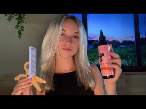 ASMR Hair Care BUT It's Not Overwhelmingly Nice (Unintentional/Nonchalant; Personal Attention)