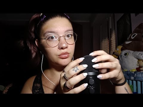 MIC SCRATCHING (TINGLY HEAD MASSAGE) 😴💜 | ASMR ITA