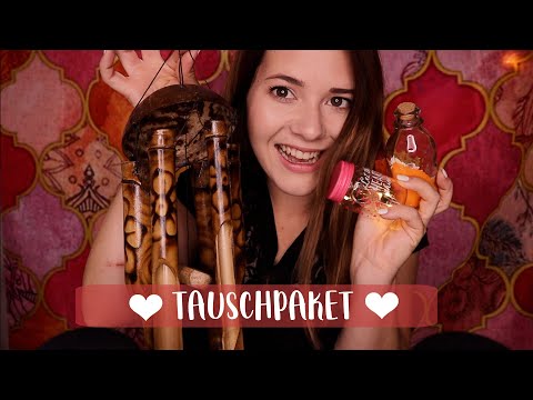 ASMR Tauschpaket mit DORI ASMR ♡ Super Entspannend |Whisper Unboxing in German/Deutsch