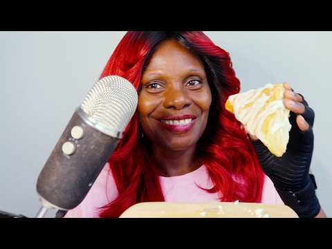 Cherry Pie Turnover ASMR Eating Sounds