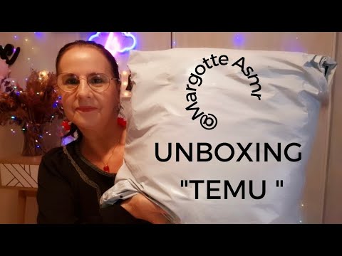 Asmr français, Unboxing   "Temu " 🛍🛍🛍