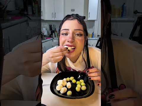 Comida con hielo seco #asmr #hieloseco