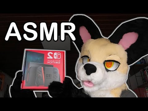 [Furry ASMR] Nintendo Switch 2 Unboxing | Cardboard Sounds, Plastic Crinkles, Whispering​