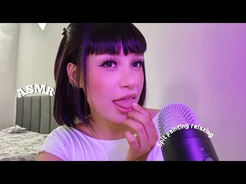 SPIT PAINTING asmr