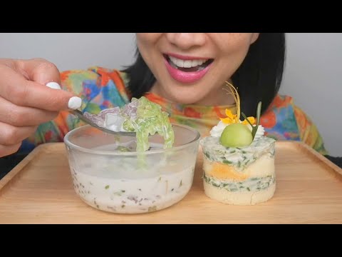 LOD CHONG *THAI DESSERT TWO WAYS (ASMR EATING SOUNDS) LIGHT WHISPERS | SAS-ASMR