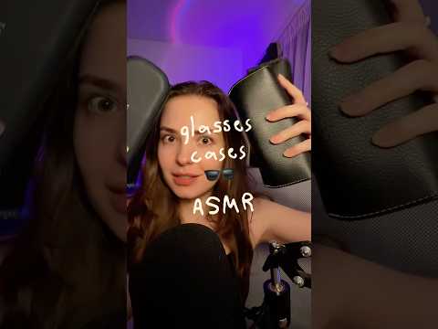 ASMR 🕶️ glasses cases #asmr #asmrsounds #asmrvideo #asmrshorts