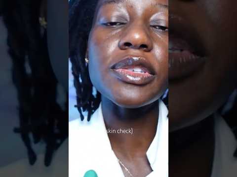 ASMR SKIN CHECK 👩🏾‍⚕️Brushing & Spraying #asmrshorts #asmrtingles #asmrroleplay