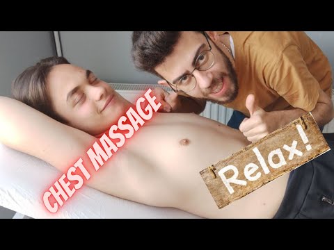 ASMR CHEST MASSAGE RELAXING MASSAGE SLEEP MASSAGE AMAZING MASSAGE @Yigitsann