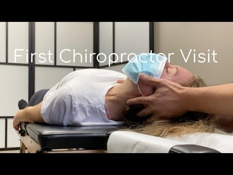 ASMR - First Chiropractor Visit with Neck Cracks and Muscle Testing | Part 1