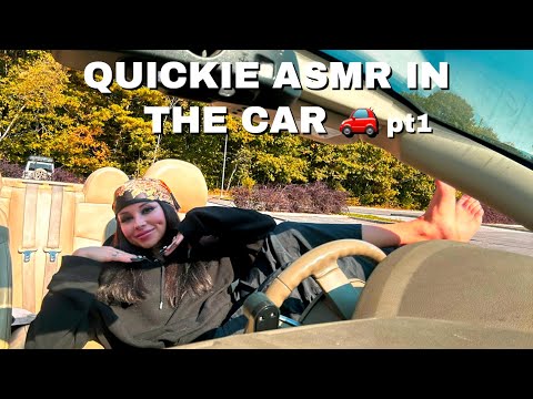 Quickie ASMR In The Car PT 1 | ASMR In Car 🚘 | Car Tapping Relaxing Sounds 🤍