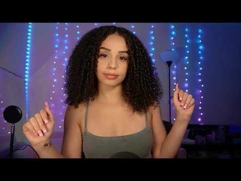 ASMR | Finger Flutters, Scratching, Tapping, Hand Movements & Hand Sounds w/ Whisper Rambles ✨