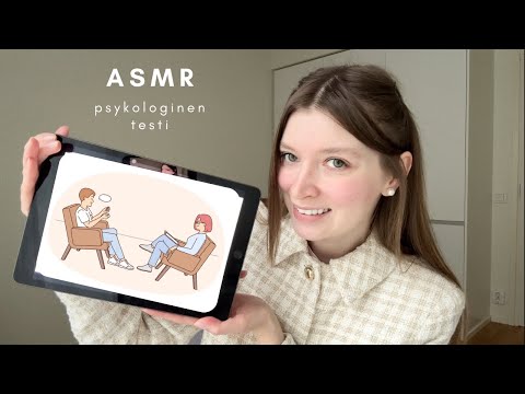 ASMR suomi | Psykologi, psykologinen testi & harjoitus roleplay - terapia, meditaatio