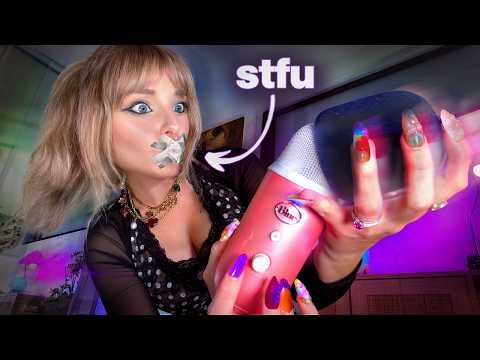 Fast & Aggressive ASMR with NO TALKING (Mouth Sounds, Hand Movements, Tapping, Scratching, Visuals)