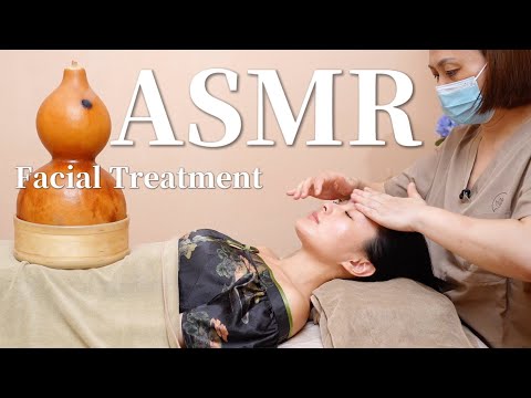 ASMR🇨🇳Traditional Herbal Wine Facial 🥹✨ Surprisingly Relaxing
