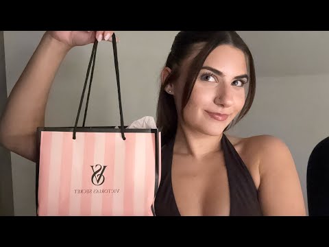 ASMR unboxing VS body mists✨ | tapping, whispering & spray sounds | 