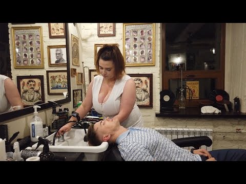 💈SIT BACK & RELAX w/ UKRANIAN LADY BARBERs ASMR HAIR WASHING COMPILATION | DEEP NIGHT SLEEP