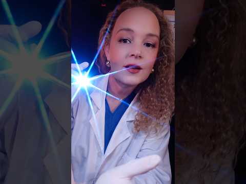 ASMR Eye Exam 👁 Calming Light Triggers for Sleep #shorts