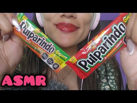 ASMR | PULPARINDO| DULCE DE TAMARINDO PICANTE | #licking #asmr  #mouthsounds