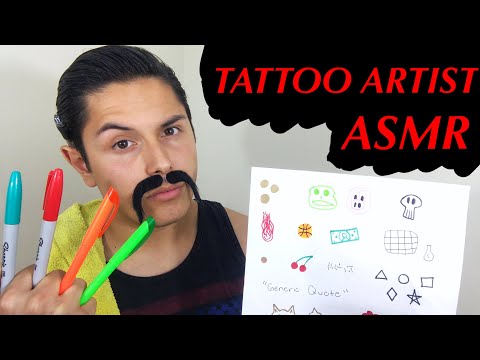 [ASMR] Tattoo Shop Role Play! (Tattoo Tingles!)