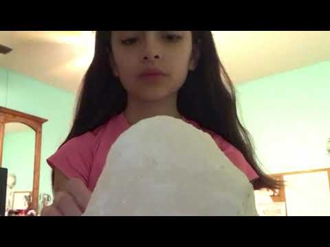 ASMR Quick Salt Lamp Tapping and Scratching